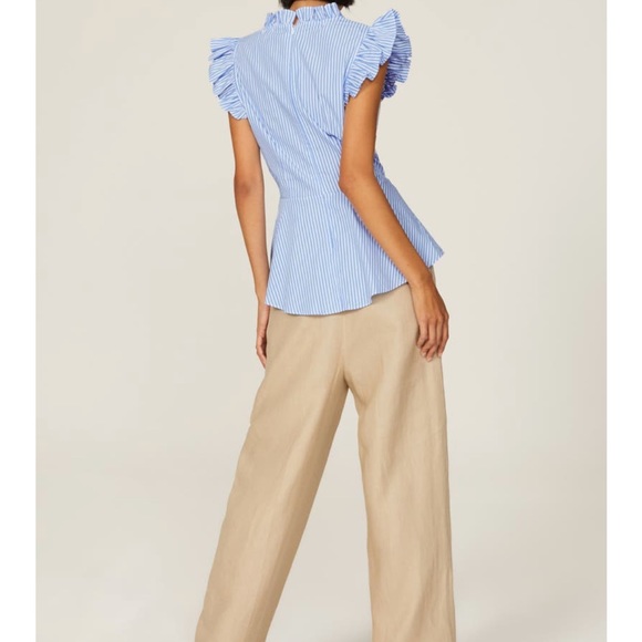 Excellent condition/like new TOME Collective peplum top sz 2 - Picture 3 of 4